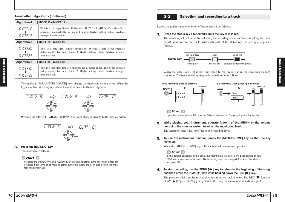 Zoom MRS-4 User Manual | Page 8 / 33