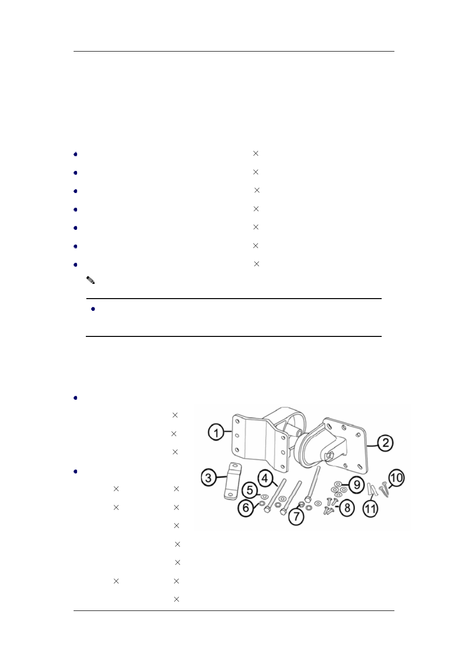 Product package, Mounting kit | Z-Com R1 Extender User Manual | Page 5 / 20