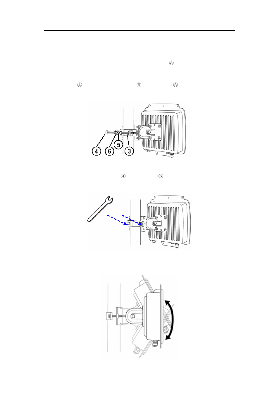 Pole mounting | Z-Com R1 Extender User Manual | Page 8 / 20