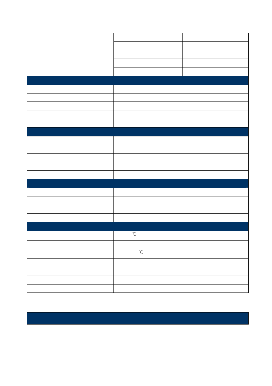Table 3 zmax-8210-e spec | Z-Com ZMAX-8210-I User Manual | Page 39 / 49
