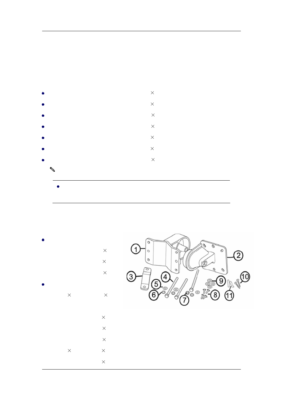 Product package, Mounting kit | Z-Com R2 Extender User Manual | Page 5 / 20