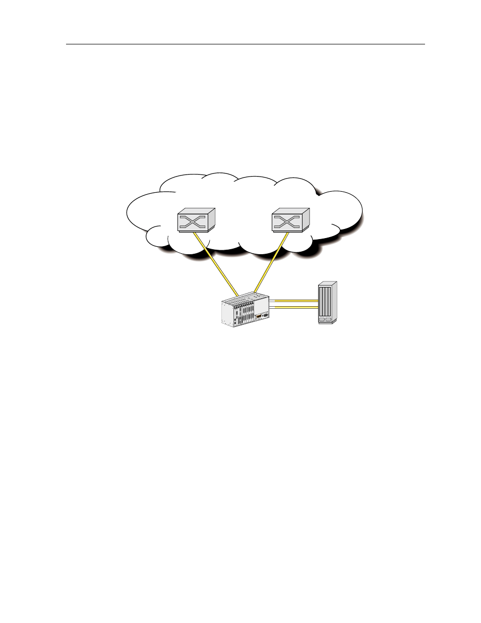 3 call routing, 1 calls originating from an hsu port, Call routing -7 | Calls originating from an hsu port -7, Network and user side protocols -7, Isdn-pri card introduction, Figure 5-5. network and user side protocols | Zhone Technologies 600 User Manual | Page 117 / 240