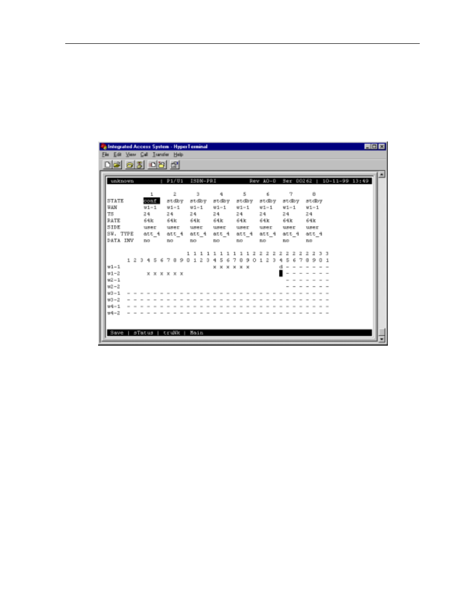 Basic bmap screen -21 | Zhone Technologies 600 User Manual | Page 131 / 240