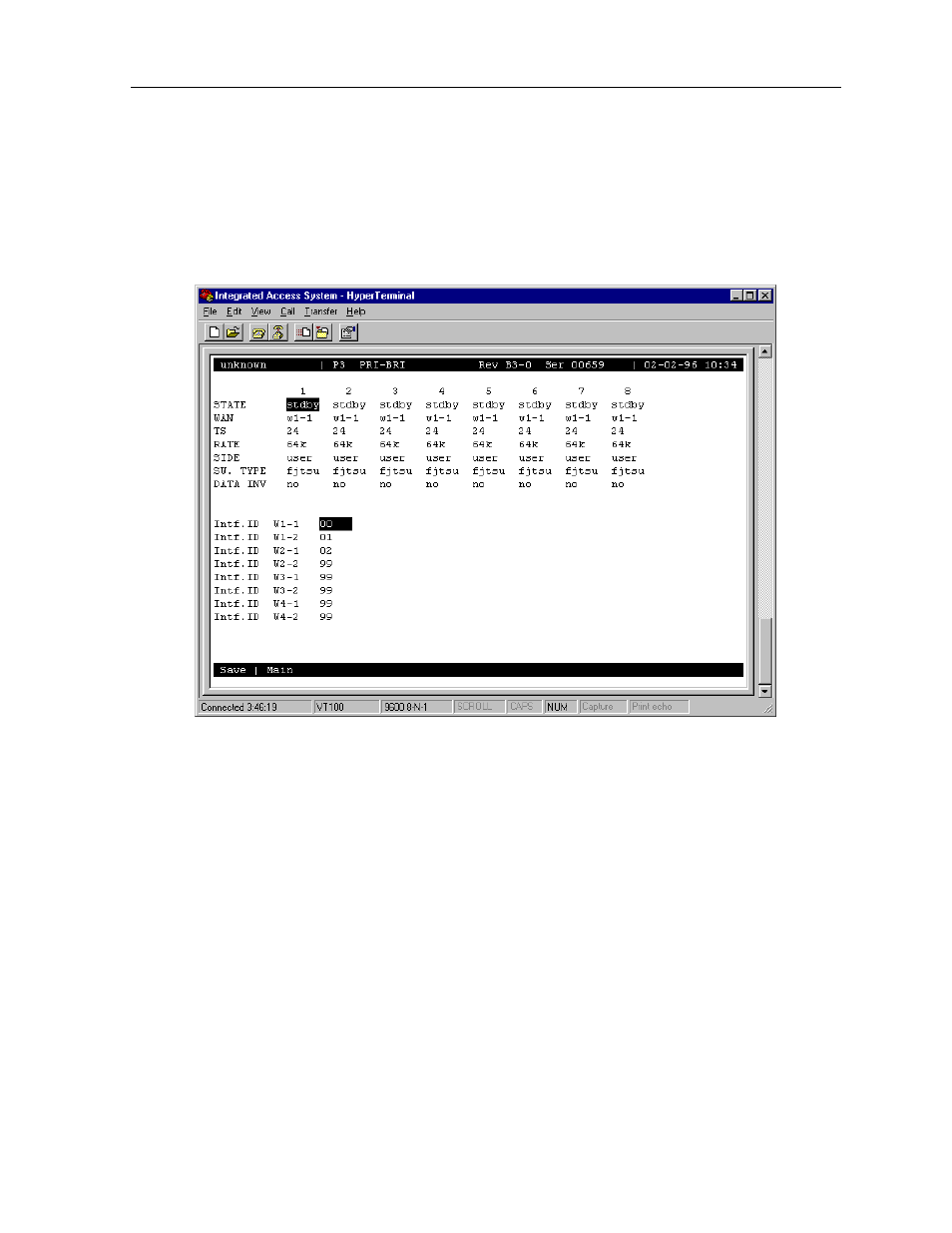 Interface identification screen -21 | Zhone Technologies 600 User Manual | Page 171 / 240