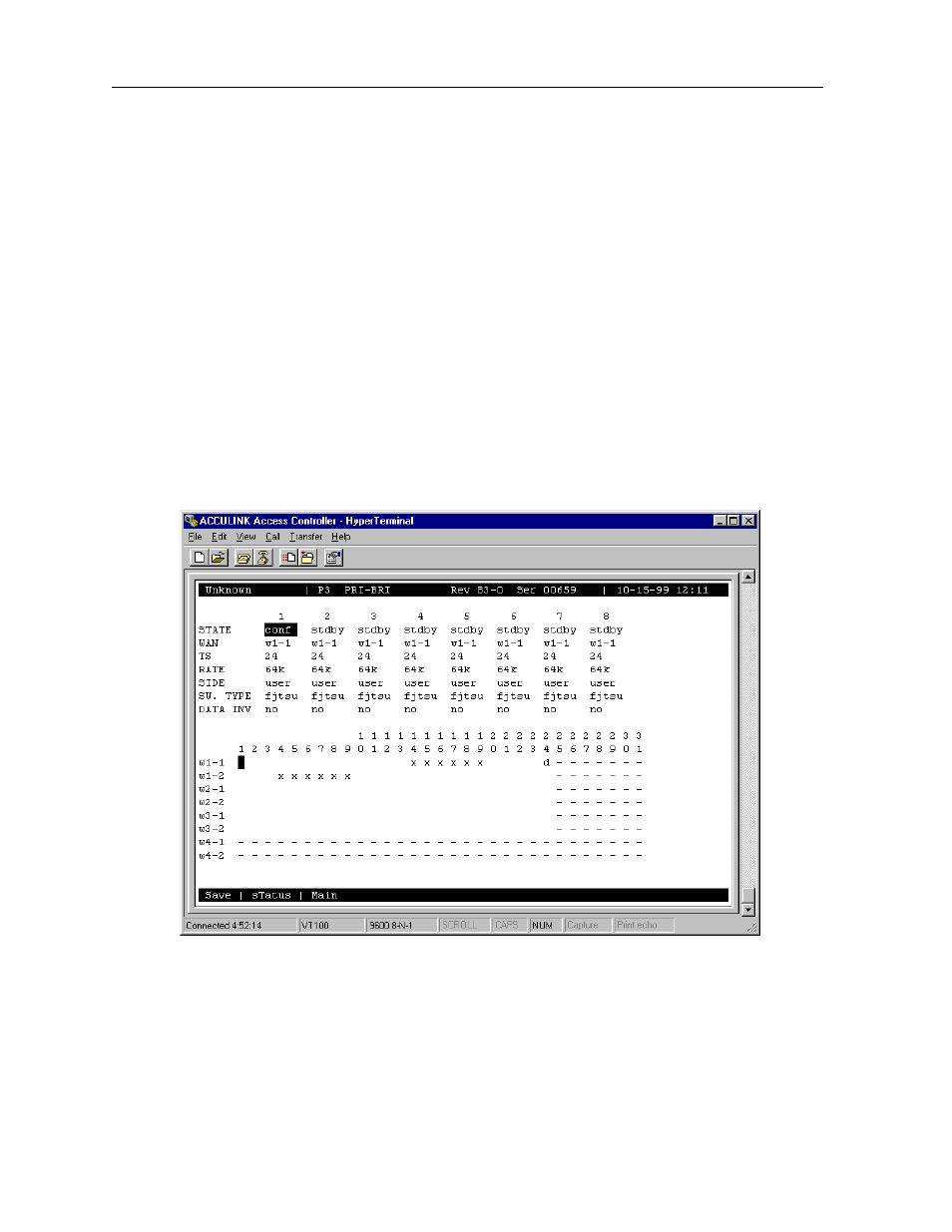 2 assigning b channels, Assigning b channels -22, Basic bmap screen -22 | Zhone Technologies 600 User Manual | Page 172 / 240