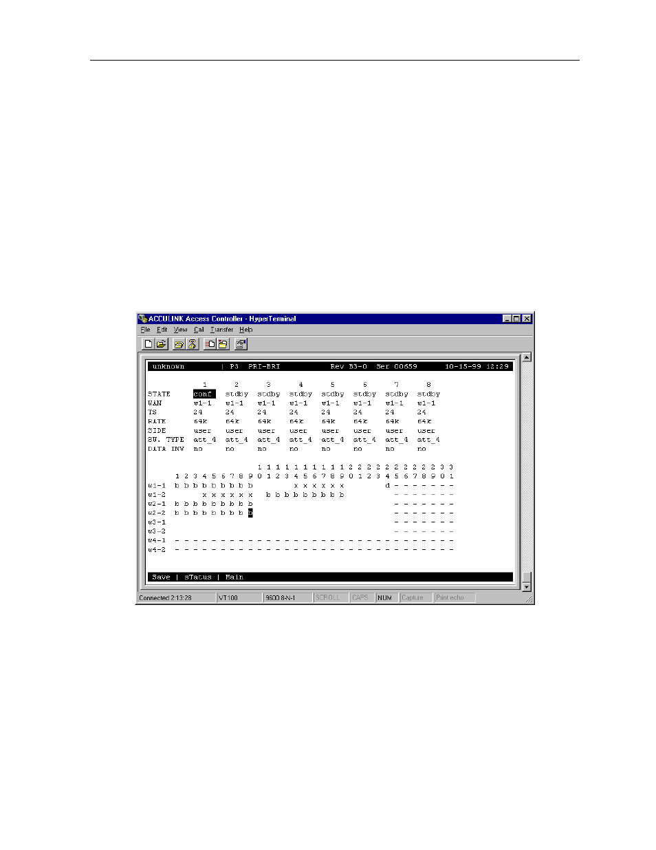 3 assigning b channels to one d channel, Assigning b channels to one d channel -23, Assigned bmap screen -23 | Zhone Technologies 600 User Manual | Page 173 / 240