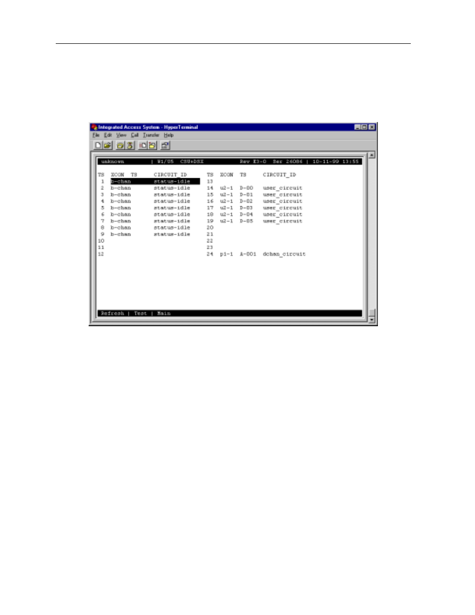 Wan cross-connect screen -24 | Zhone Technologies 600 User Manual | Page 174 / 240