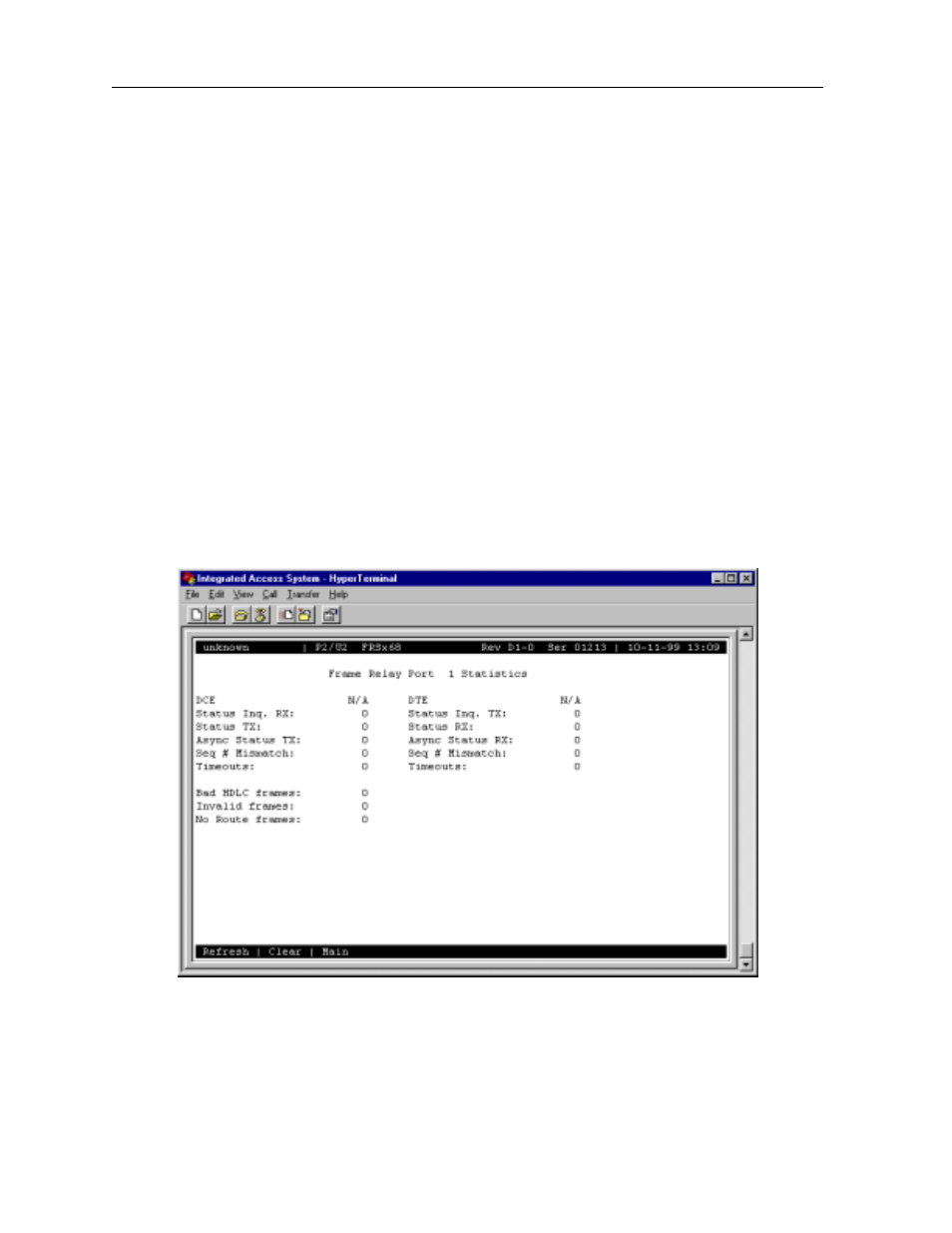 7 lmi data screen | Zhone Technologies 600 User Manual | Page 48 / 240