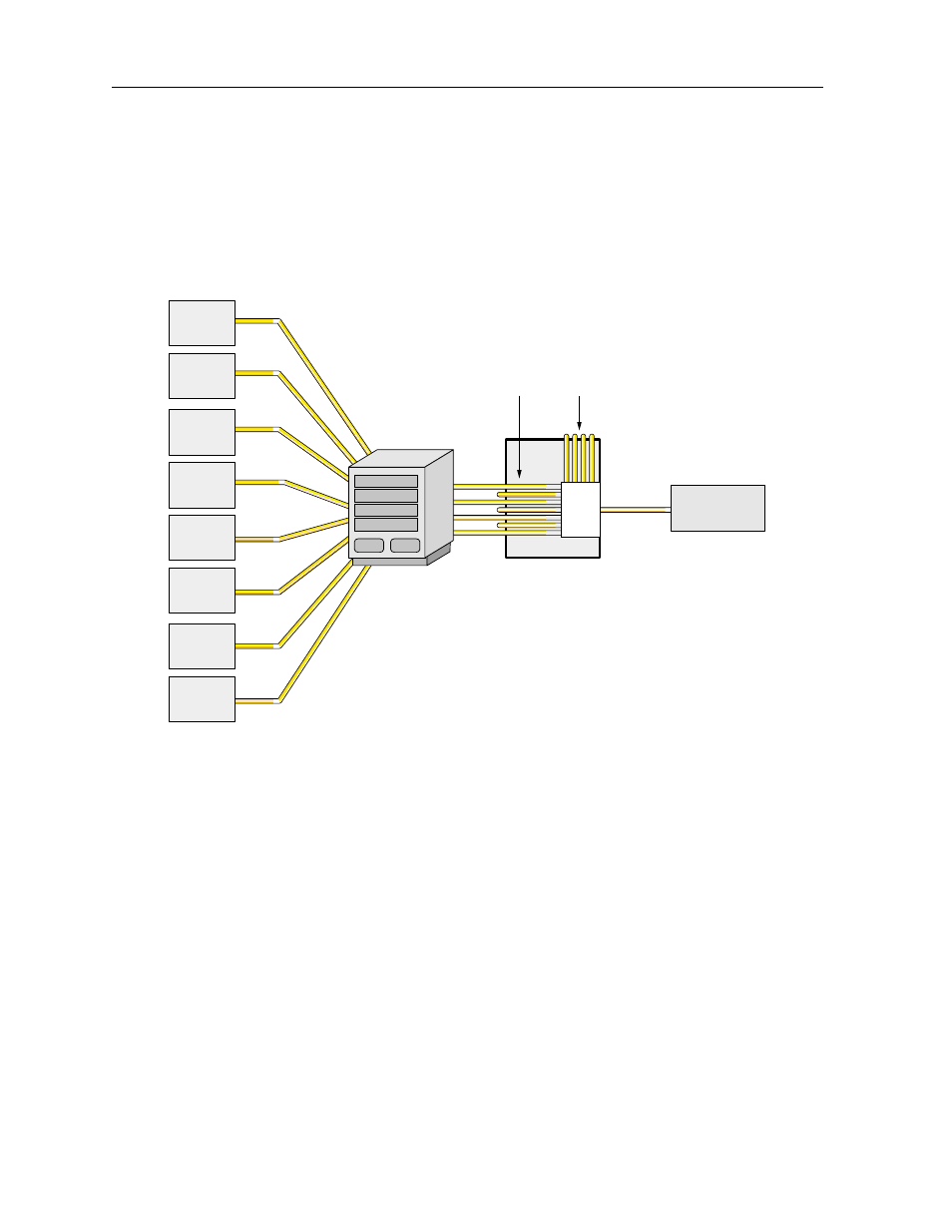1 jumper/switch settings, 2 installing the card, Figure 3-1.typical mcc application | Zhone Technologies 600 User Manual | Page 58 / 240