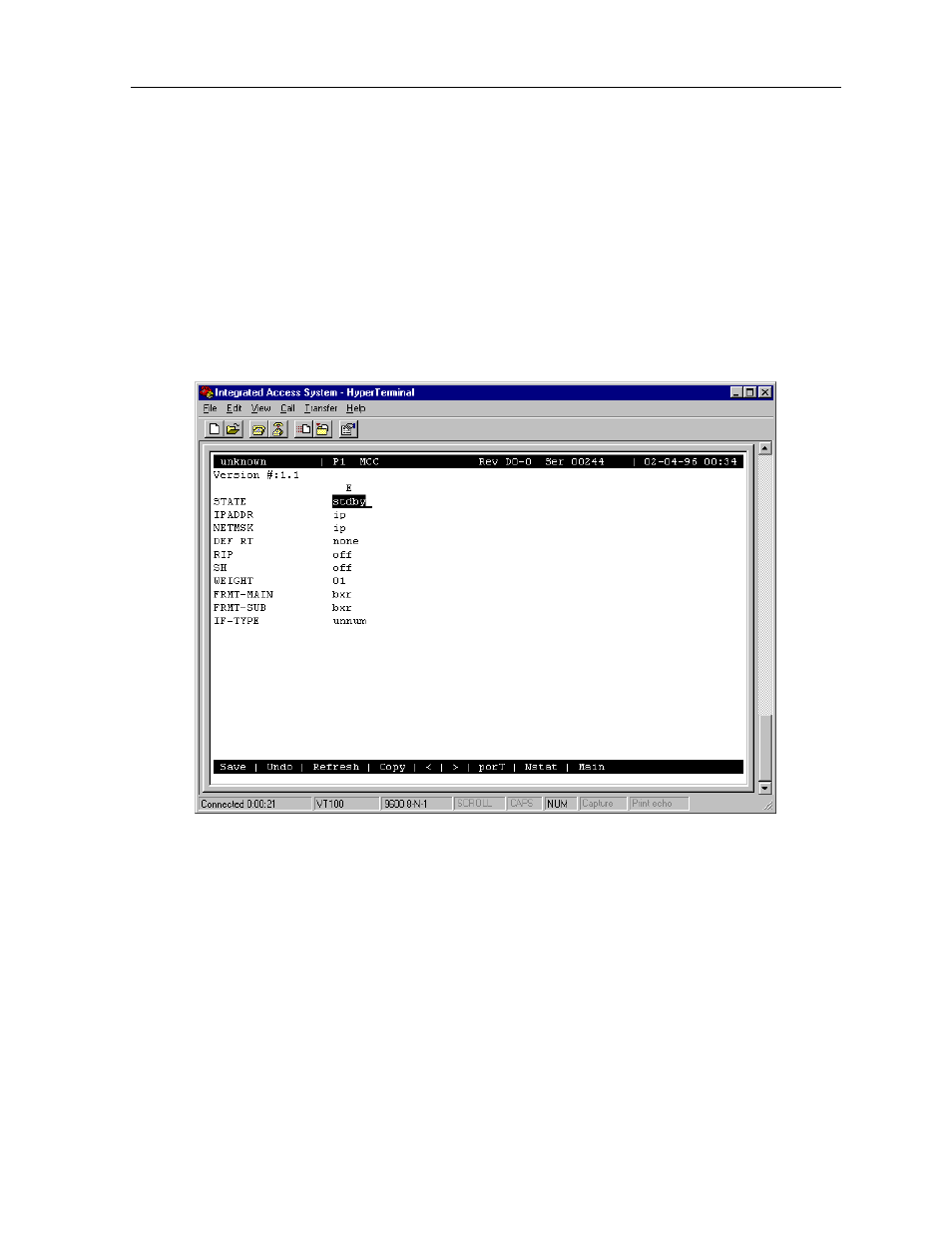 3 acs-mcc card user screens and settings | Zhone Technologies 600 User Manual | Page 59 / 240