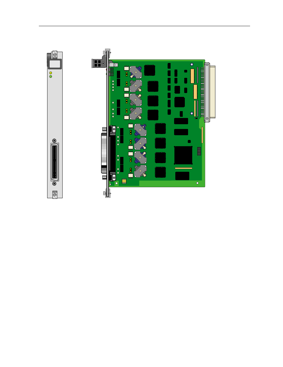 2 installing the bri-sc u*8 card, 3 bri card user screens and settings, 1 bri u*8 and bri-sc u*8 cards main screen | Installing the bri-sc u*8 card -5, Bri card bri card user screens and settings | Zhone Technologies 900 User Manual | Page 119 / 176
