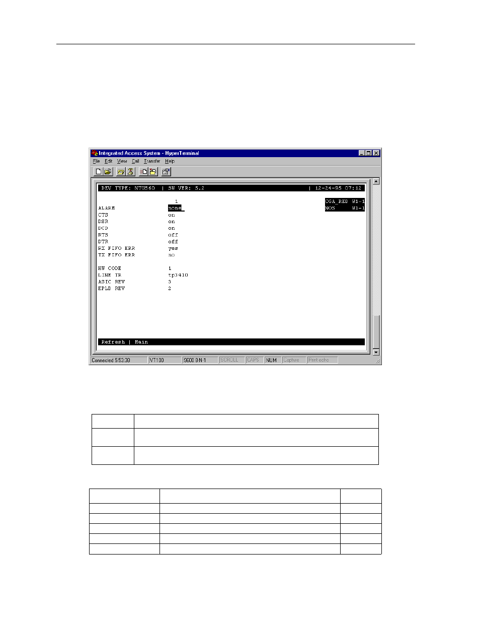 13 ntu status screen (2560/2561 or 2200e/2201e) | Zhone Technologies 900 User Manual | Page 148 / 176