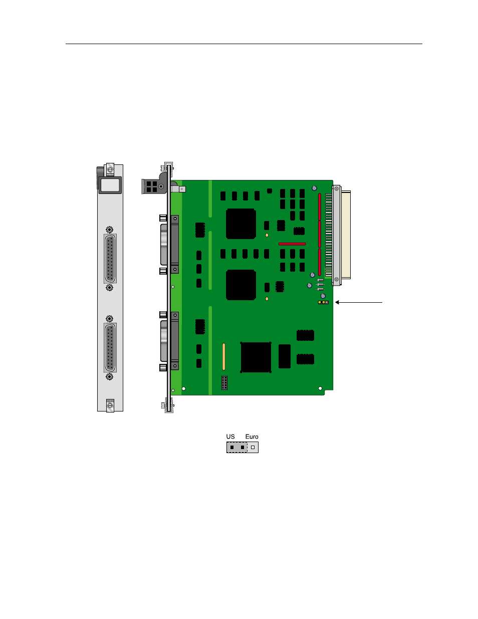 1 hsu-t v35 card jumper/switch settings, 2 installing the hsu-t v35 card, Hsu-t v3 | Hsu card hsu cards | Zhone Technologies 900 User Manual | Page 17 / 176