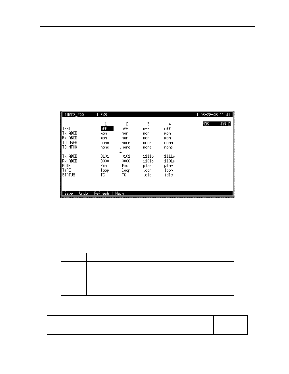 2 test screen | Zhone Technologies IMACS-200 User Manual | Page 155 / 294