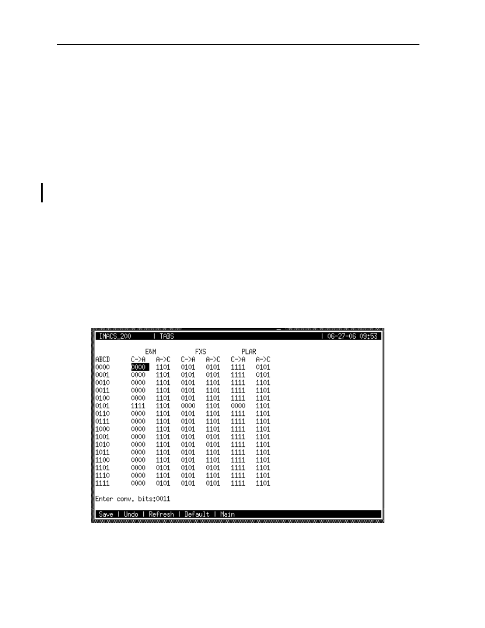 Tabs signal conversion - change mode -10 | Zhone Technologies IMACS-200 User Manual | Page 170 / 294