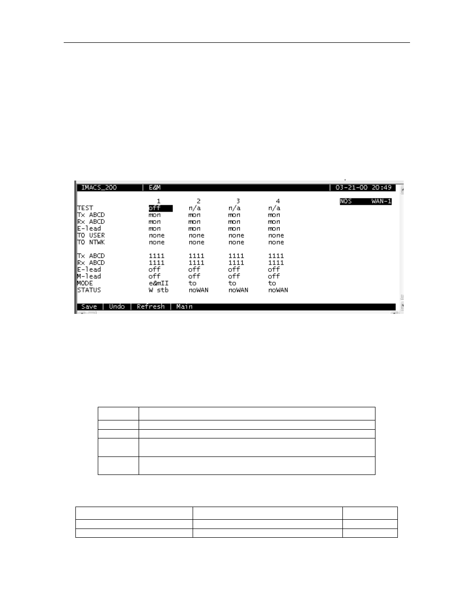 2 test screen | Zhone Technologies IMACS-200 User Manual | Page 171 / 294