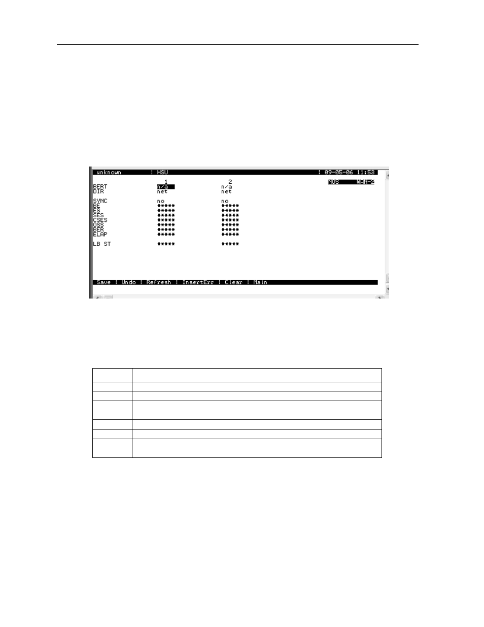 2 hsu card test screen, Model no. running head | Zhone Technologies IMACS-200 User Manual | Page 198 / 294