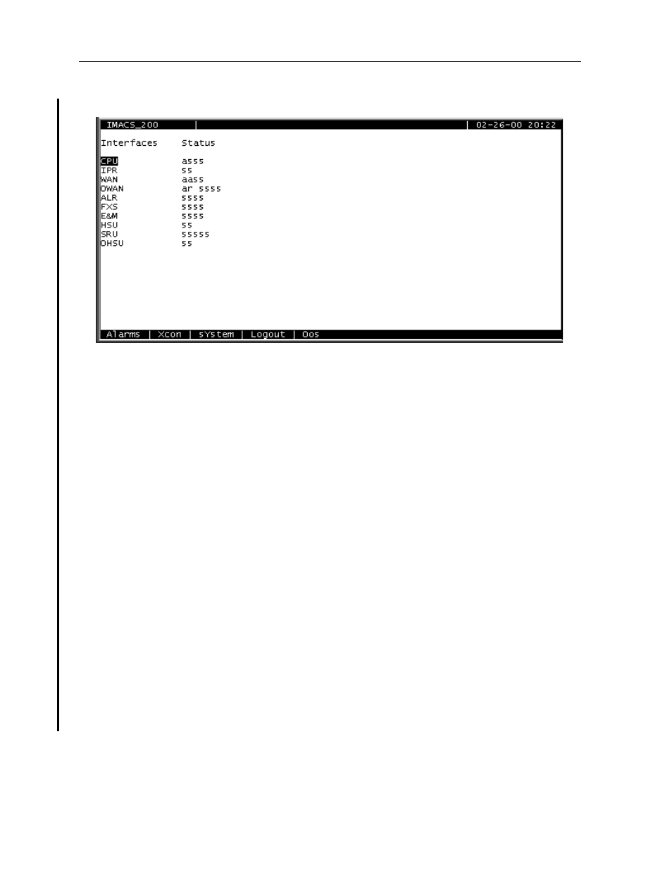 1 owan functional notes, 2 owan optical port main screen, Owan functional notes -4 | Imacs-200 main screen -4 | Zhone Technologies IMACS-200 User Manual | Page 234 / 294