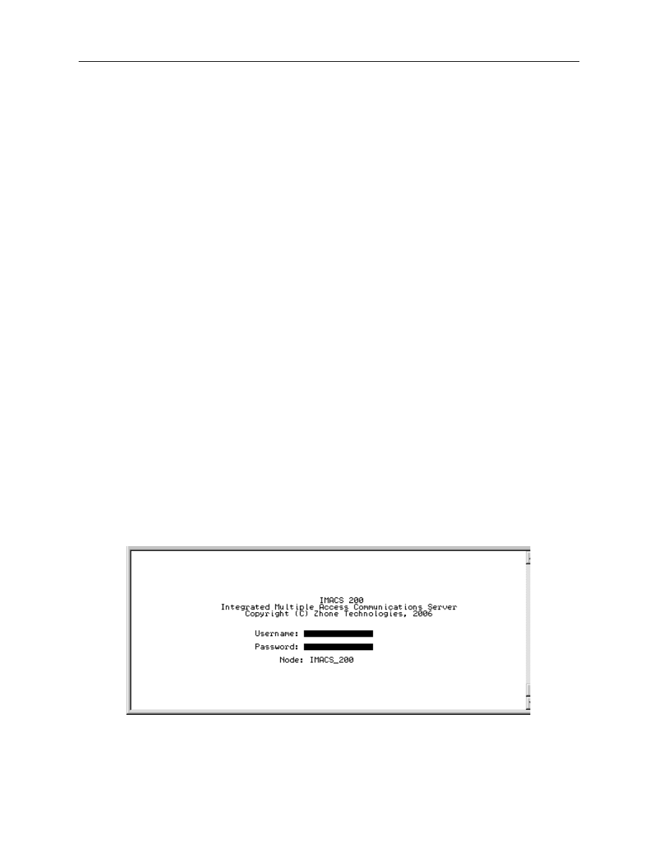 8 ac power installation, 9 powering up the system, Imacs-200 initial login screen -16 | Zhone Technologies IMACS-200 User Manual | Page 42 / 294