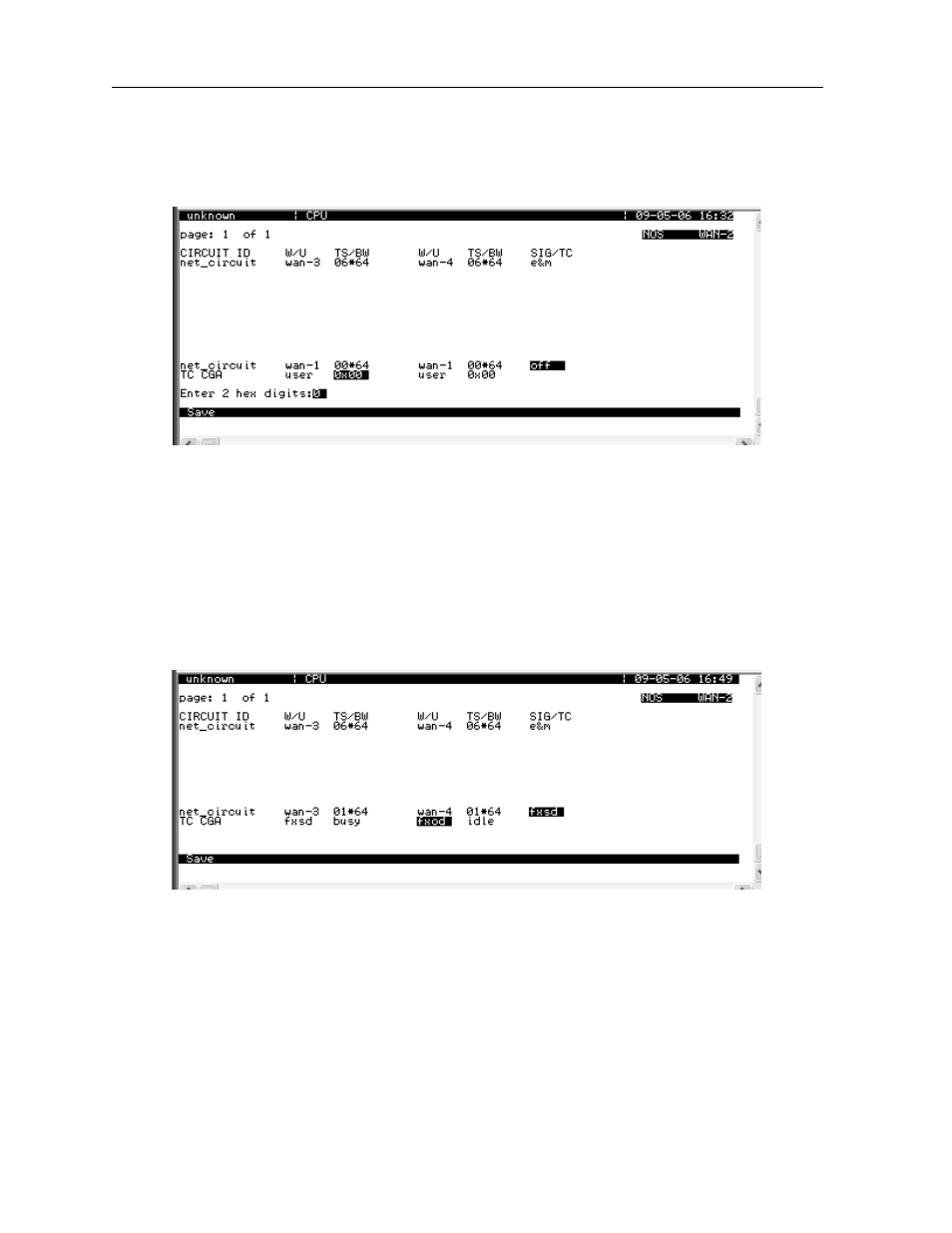 Options with choosing user trunk conditioning -38, Pattern to be sent on wan failure -38 | Zhone Technologies IMACS-200 User Manual | Page 80 / 294