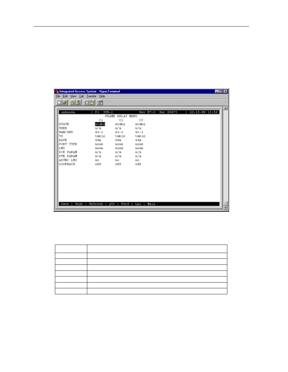 5 frame relay ports configuration screen, Frame relay ports configuration screen -18 | Zhone Technologies 800 User Manual | Page 124 / 138