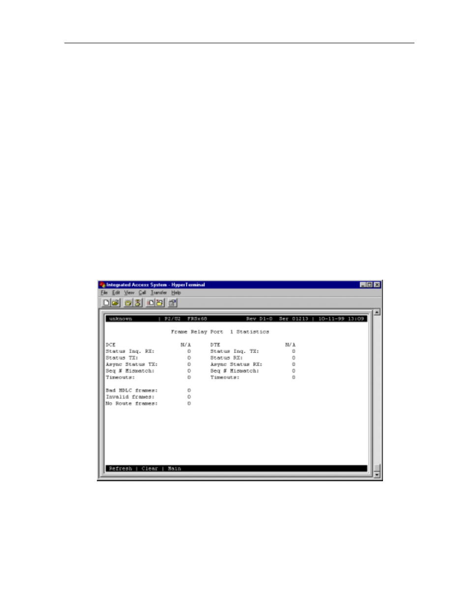 7 lmi data screen | Zhone Technologies 800 User Manual | Page 43 / 138