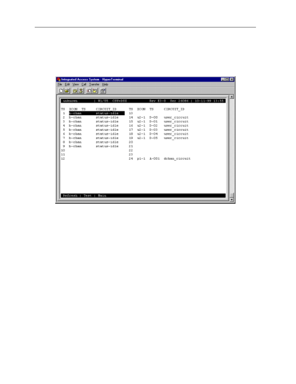 Wan cross-connect screen -24 | Zhone Technologies 800 User Manual | Page 90 / 138