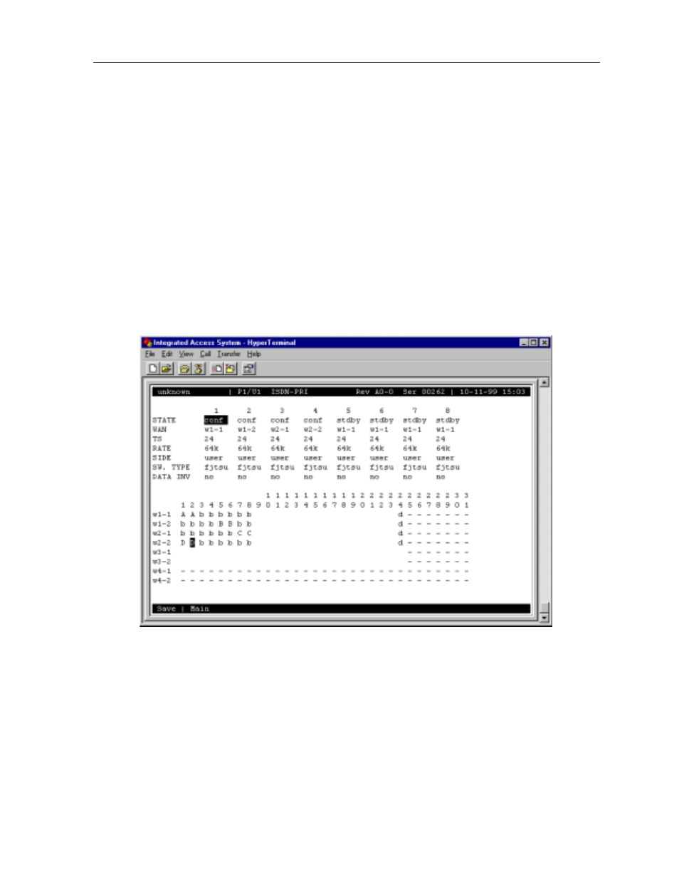 6 assigning isdn trunks, Assigning isdn trunks -29, Assigned trunk screen -29 | Zhone Technologies 800 User Manual | Page 95 / 138