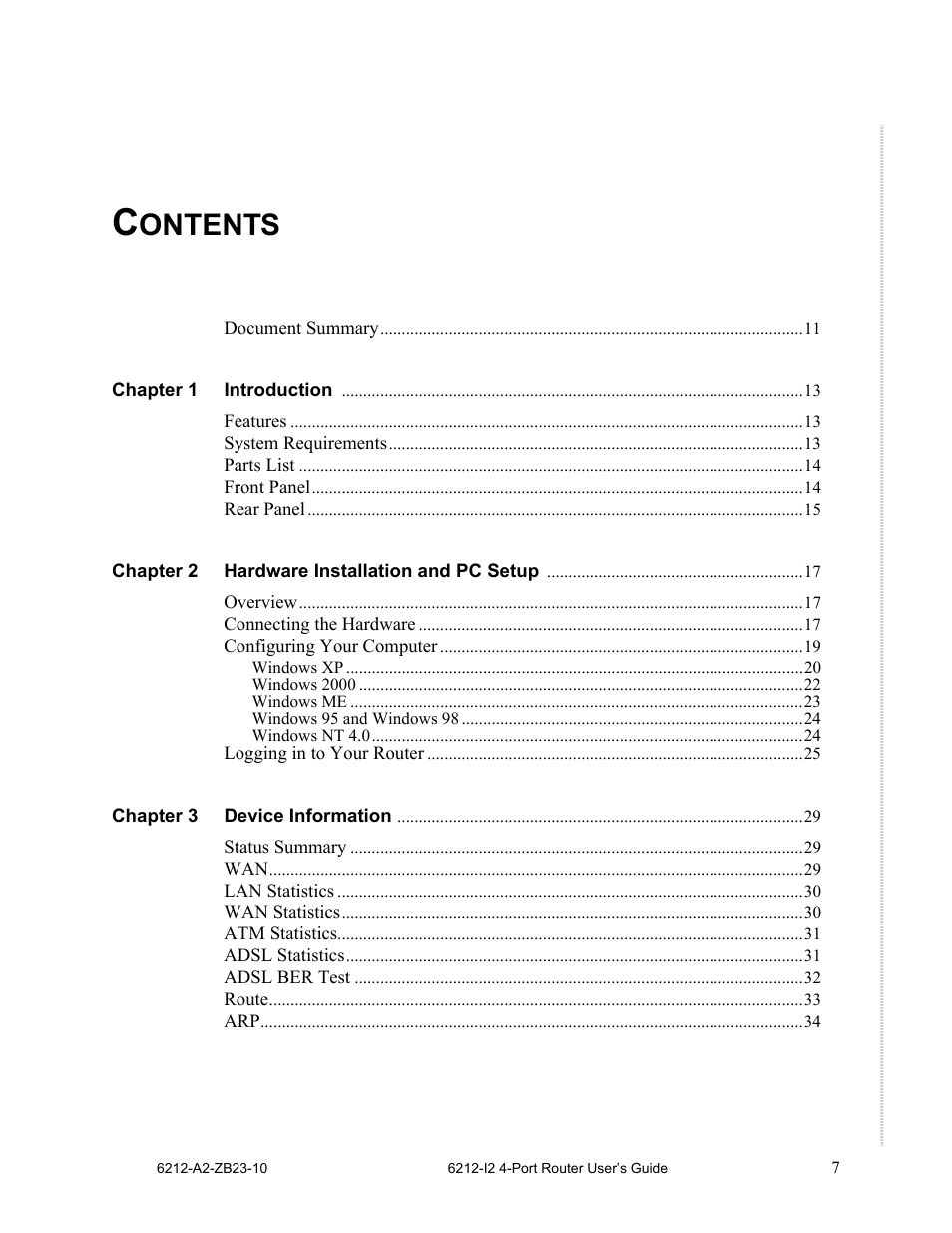 Zhone Technologies 6212-I2 User Manual | Page 7 / 84