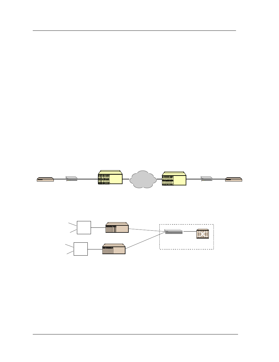 Leased line or idsl (2b1q), Figure 18 - use of legacy d4 equipment application | Zhone Technologies IMACS Network Device User Manual | Page 62 / 114