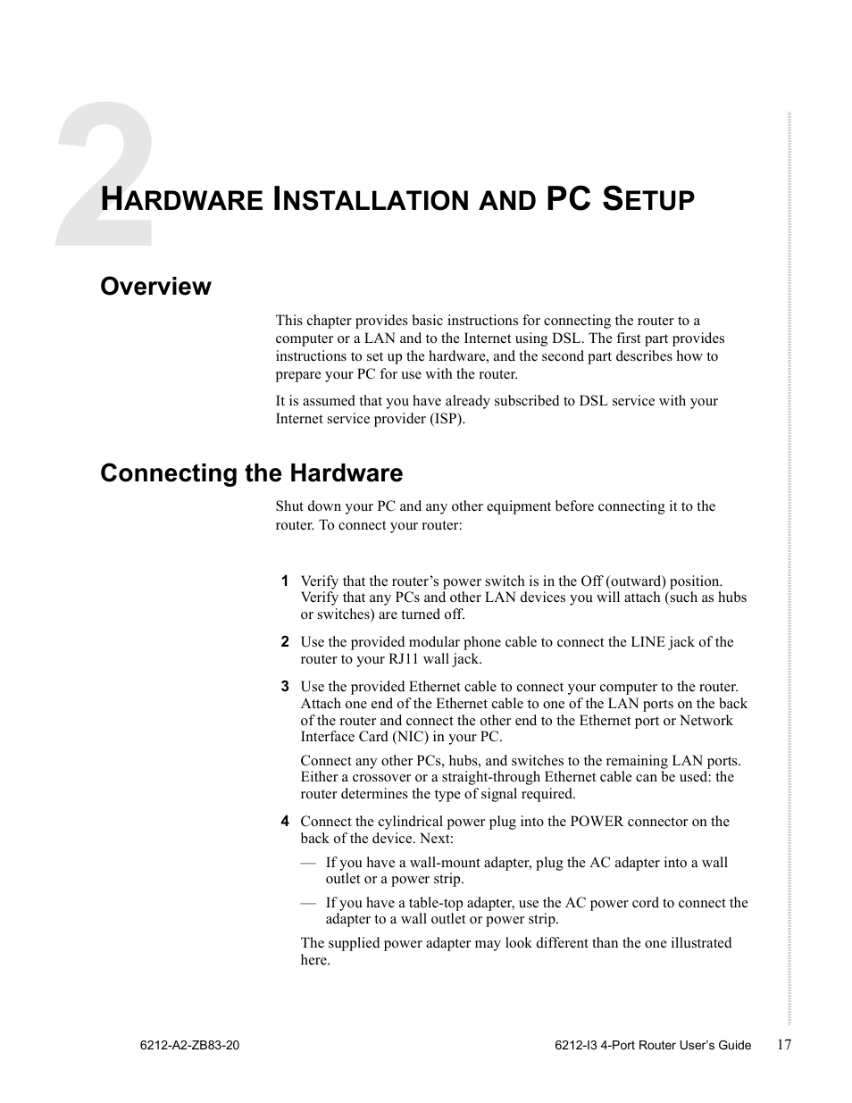 Pc s | Zhone Technologies 6212 User Manual | Page 17 / 84