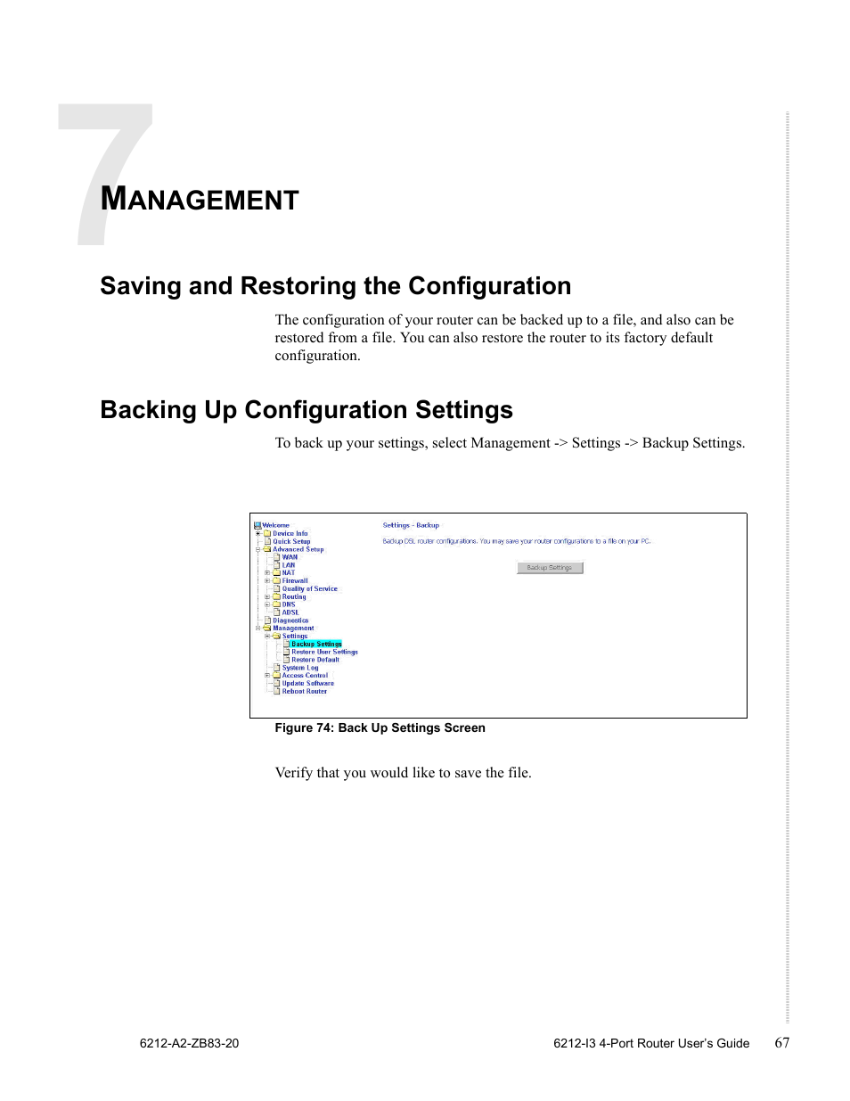 Zhone Technologies 6212 User Manual | Page 67 / 84