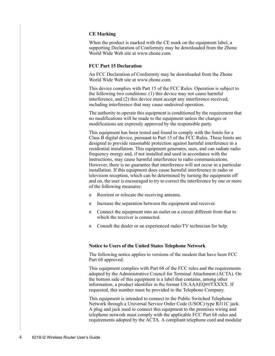 Zhone Technologies 6218-I2 User Manual | Page 4 / 94