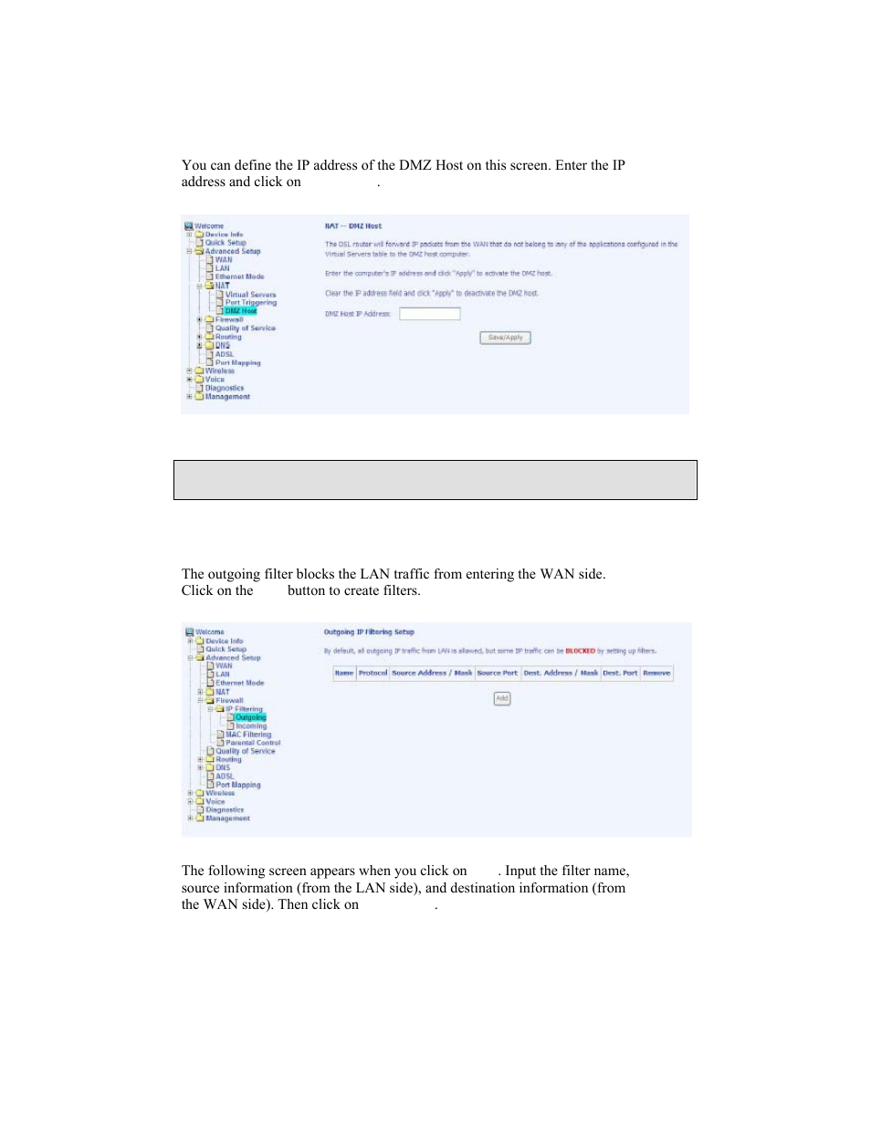 Firewall | Zhone Technologies 6238-I2 User Manual | Page 38 / 79