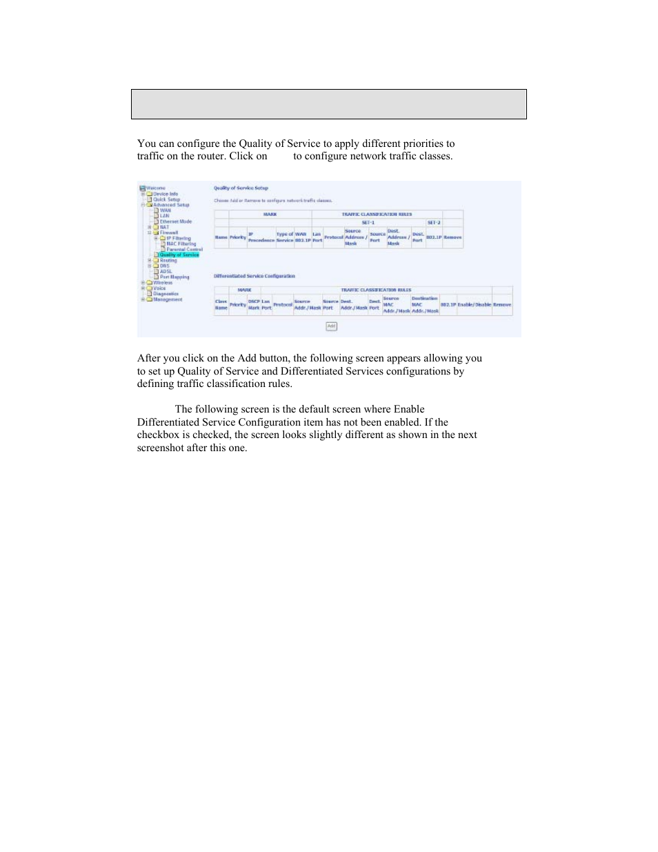 Quality of service | Zhone Technologies 6238-I2 User Manual | Page 43 / 79