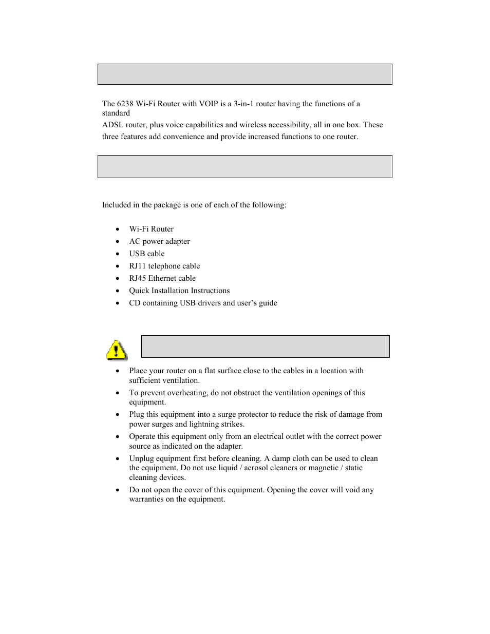 General information | Zhone Technologies 6238-I2 User Manual | Page 5 / 79