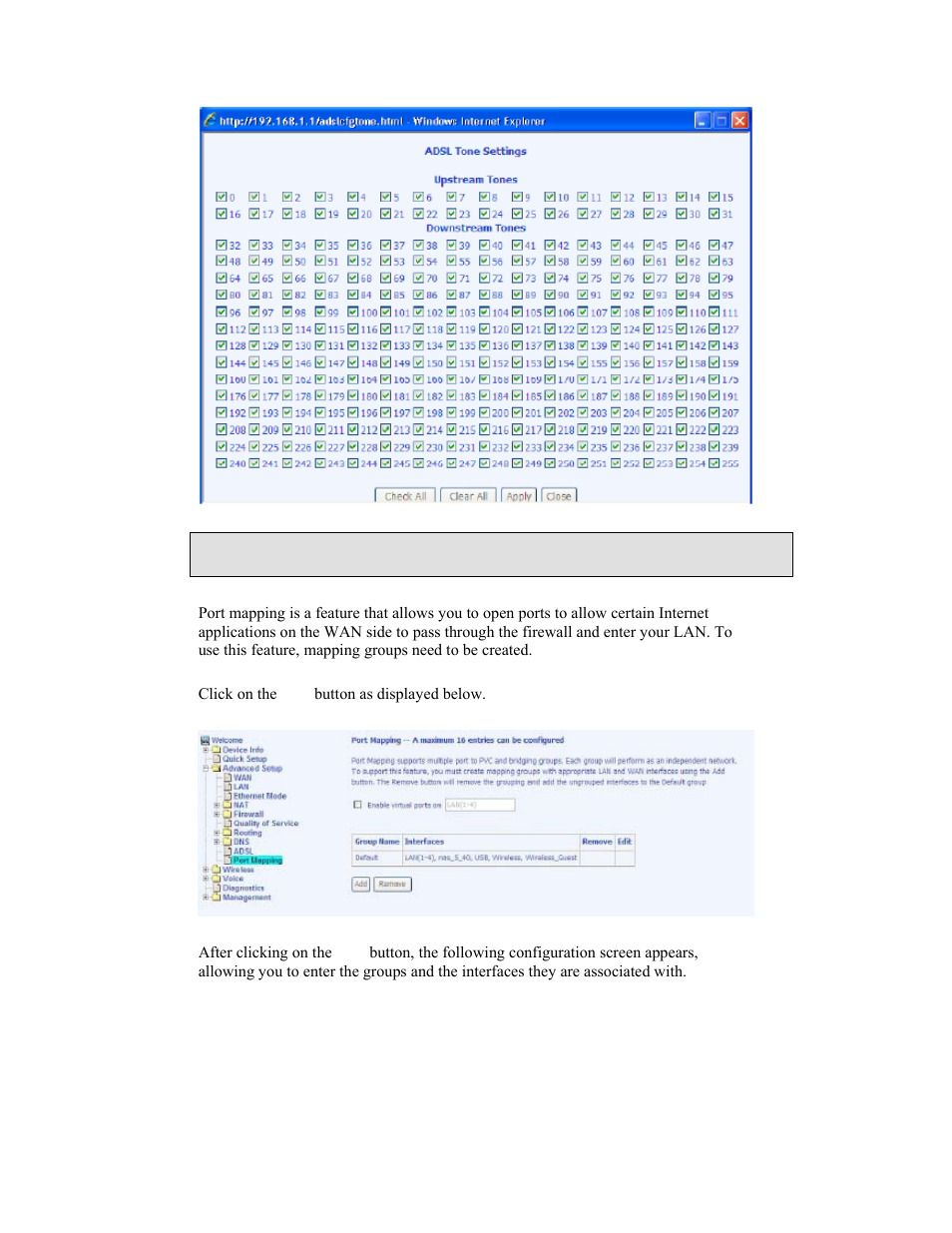 Port mapping | Zhone Technologies 6238-I2 User Manual | Page 52 / 79