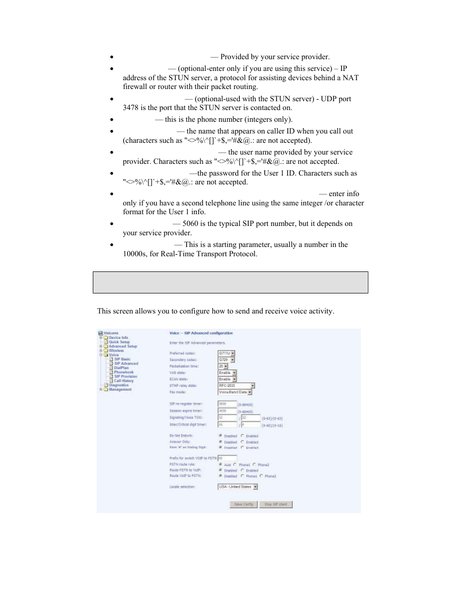 Sip advanced | Zhone Technologies 6238-I2 User Manual | Page 62 / 79