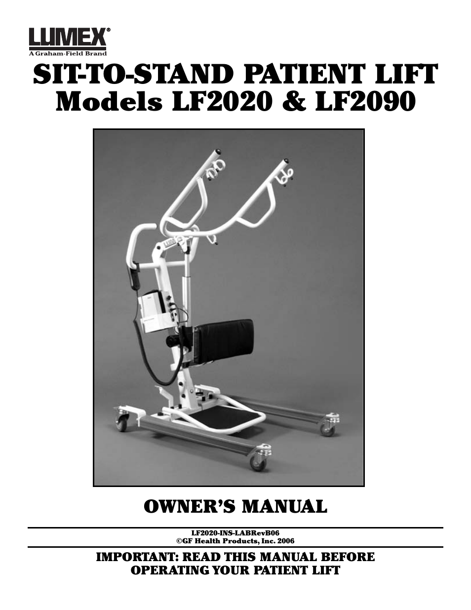 Lumex Syatems LF2020 User Manual | 20 pages