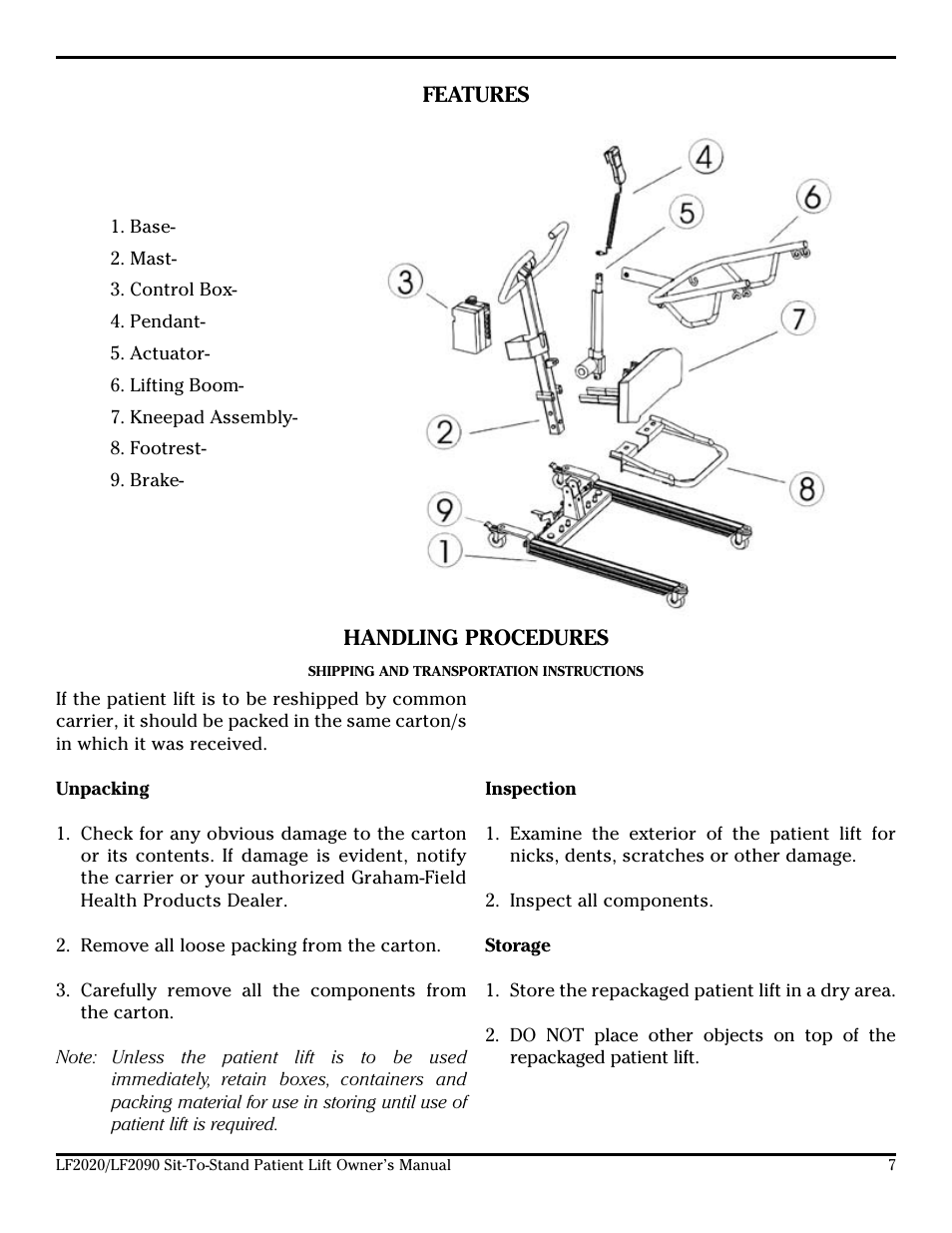 Lumex Syatems LF2020 User Manual | Page 7 / 20