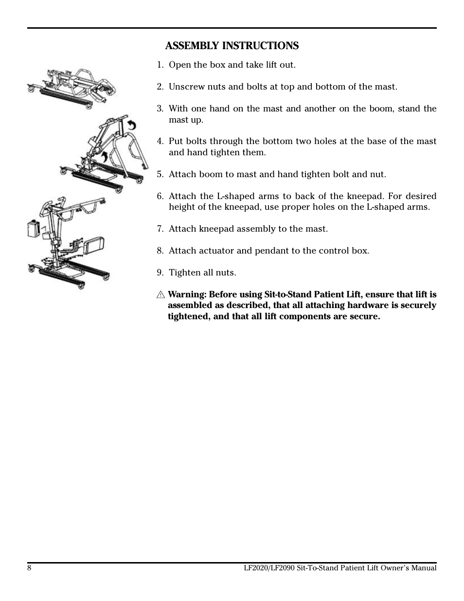 Lumex Syatems LF2020 User Manual | Page 8 / 20
