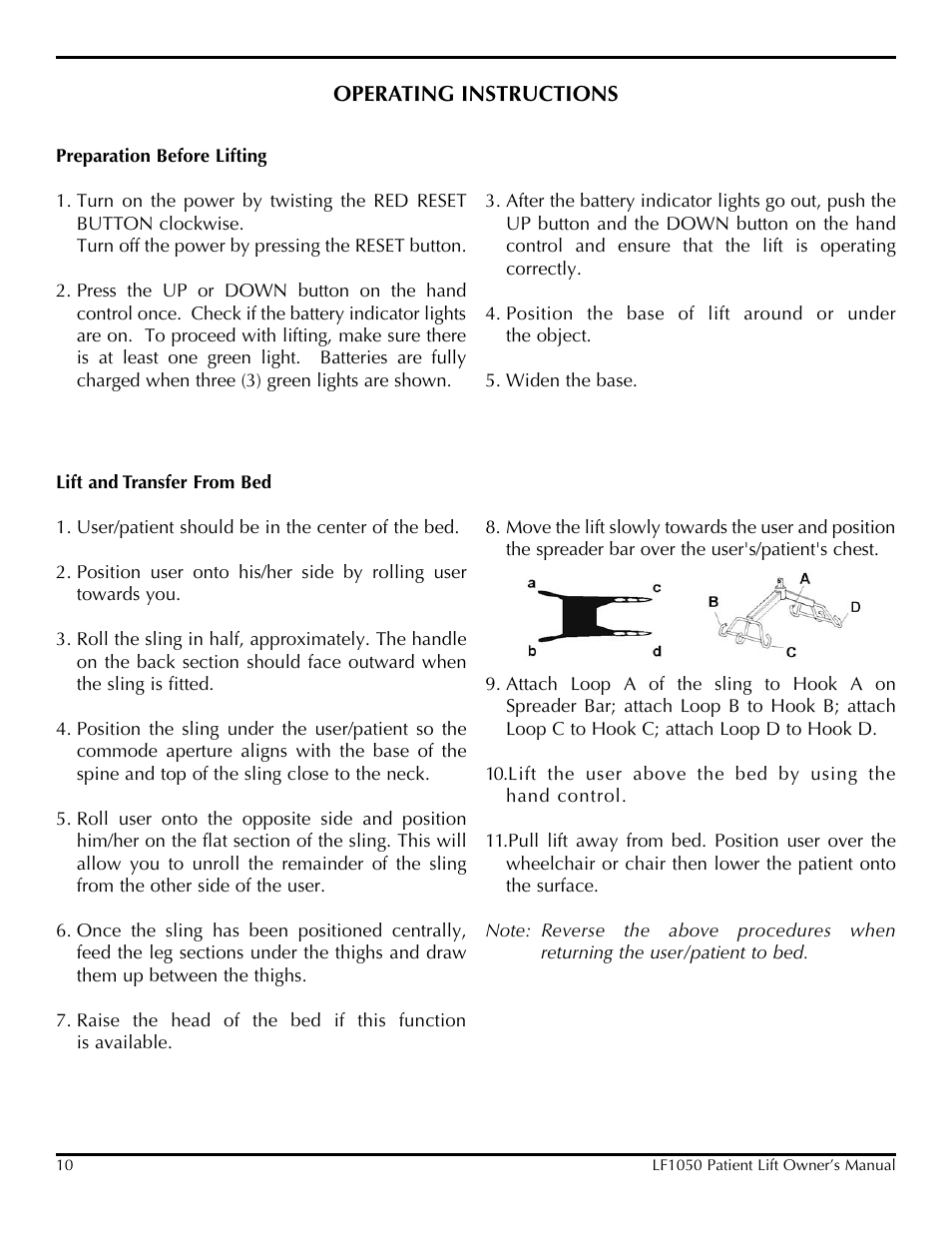 Lumex Syatems LF1050 User Manual | Page 10 / 20