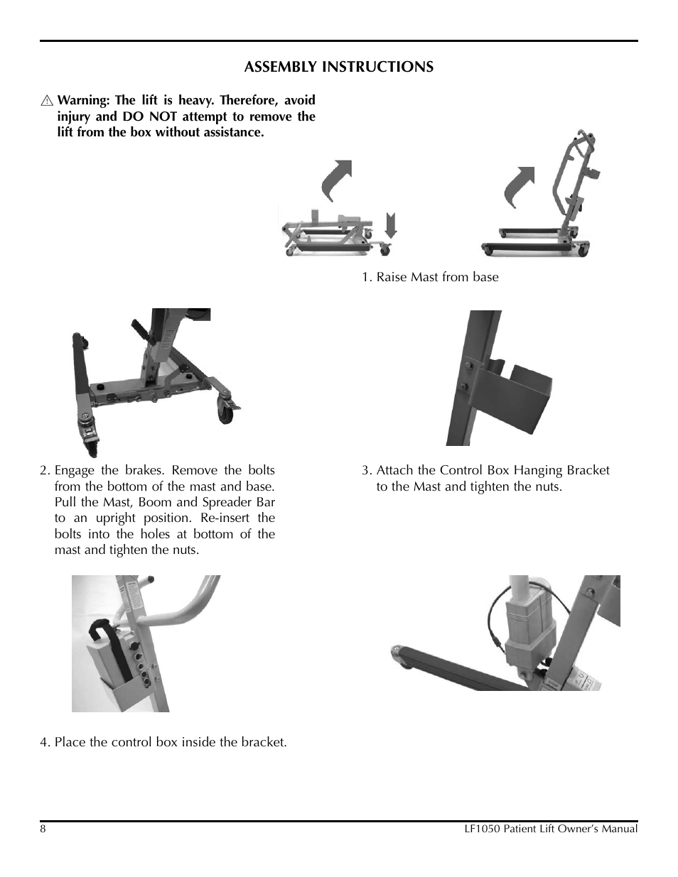 Lumex Syatems LF1050 User Manual | Page 8 / 20