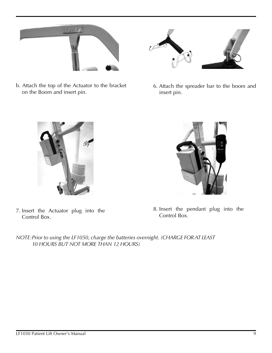 Lumex Syatems LF1050 User Manual | Page 9 / 20
