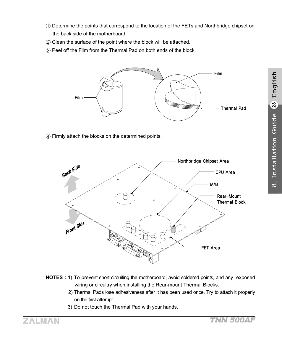 Tnn 500af | ZALMAN TNN 500AF User Manual | Page 25 / 49