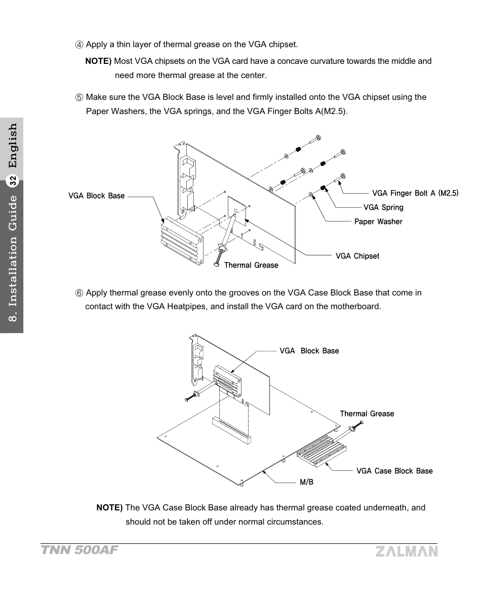 Tnn 500af | ZALMAN TNN 500AF User Manual | Page 34 / 49