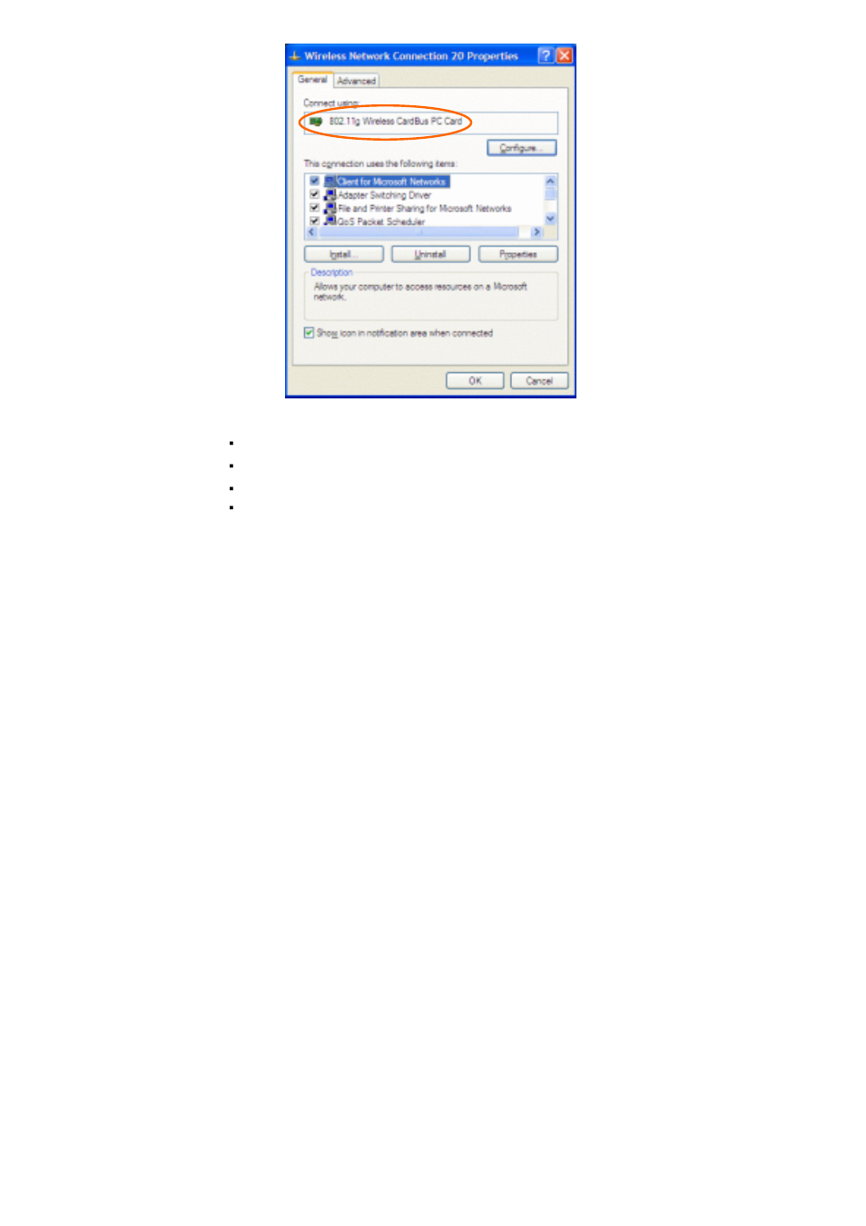 Xterasys Wireless LAN Card User Manual | Page 19 / 35