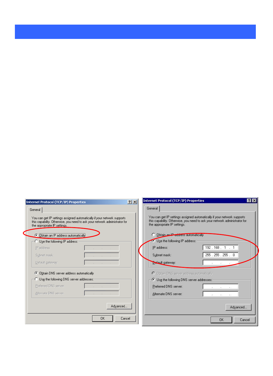 Ip address, Ip a, Ddress | Xterasys USB Adapter User Manual | Page 15 / 24