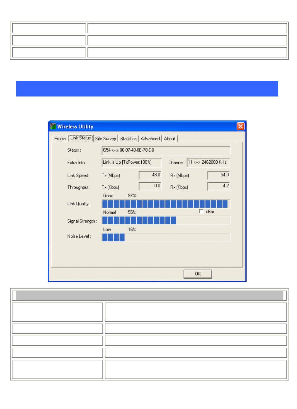 Link status, Tatus | Xterasys USB Adapter User Manual | Page 18 / 24