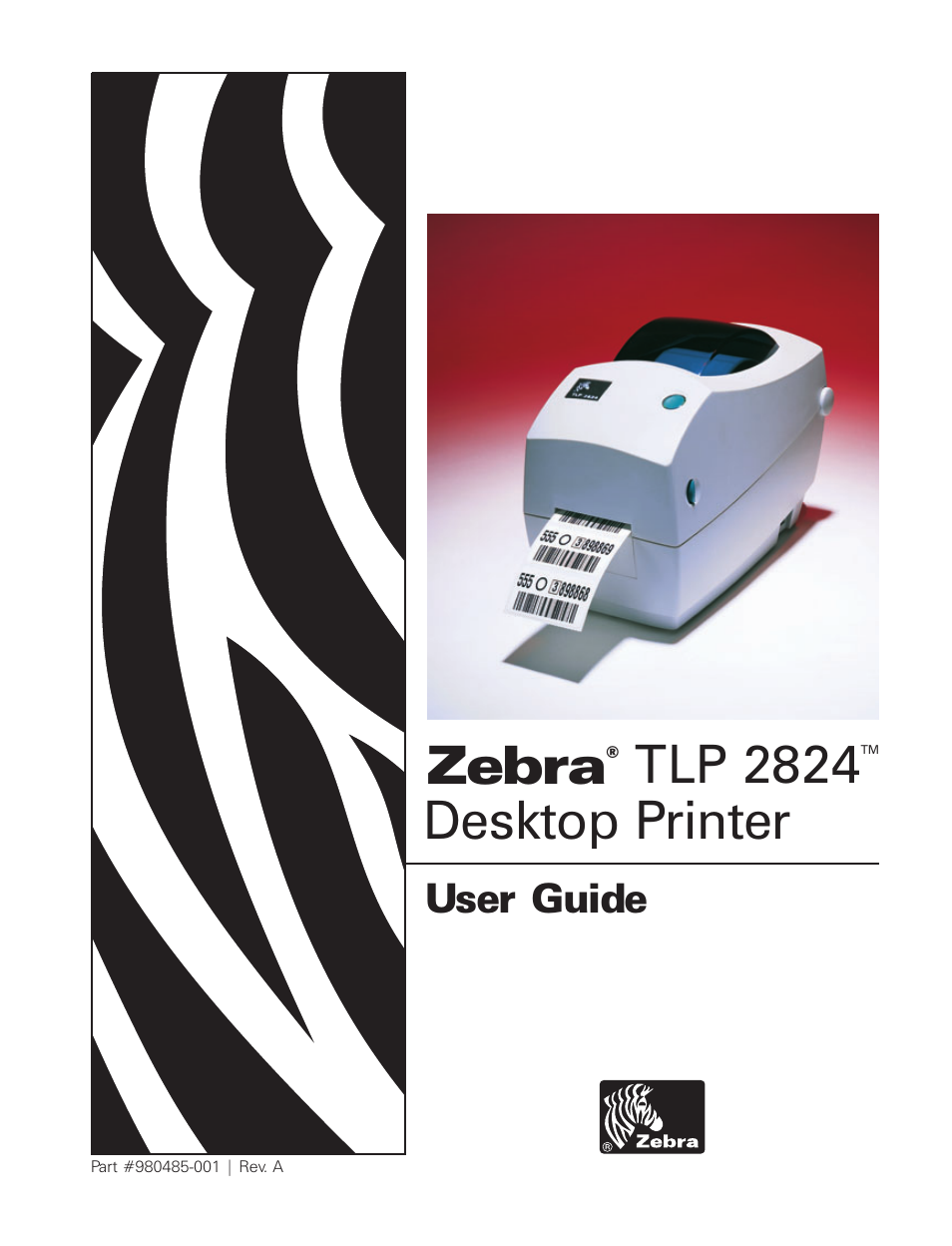 Zebra Technologies TLP 2824 User Manual | 60 pages